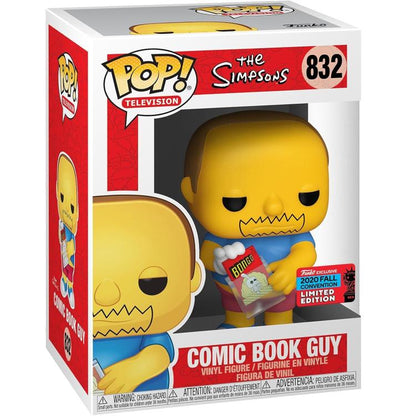 Funko Pop! Television – Die Simpsons (832) Comic Book Guy Vinyl Figur 9cm