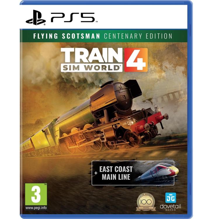 Train Sim World 4 Flying Scotsman Centenary Edition PS5 Spiel ITA EU Neu + DLC