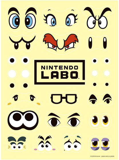 Switch Labo Set zur Personalisierung Nintendo Switch Offizielles Zubehör Aufkleber