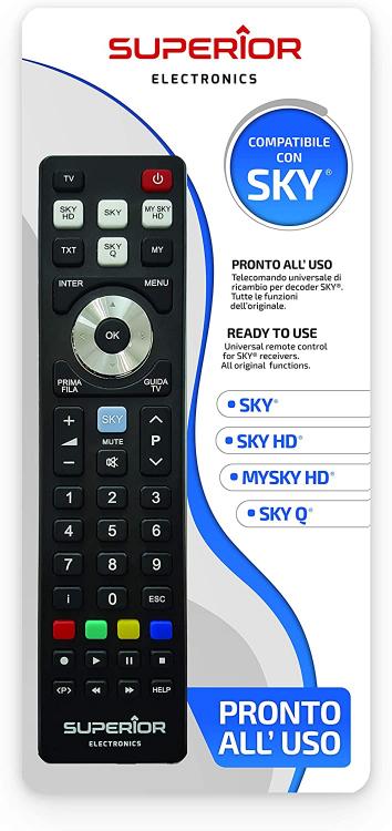 Überlegene Universalfernbedienung Fernseher Sky Sky HD MySky HD Sky Q Decoder TV