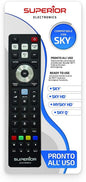 Superior Universal Remote Control Television Sky Sky HD MySky HD Sky Q Decoder TV