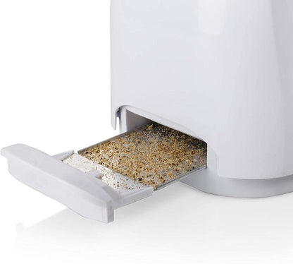 Tristar Toaster BR-1013 Brötchenaufsatz Toast Automatische Auswurf Weiß