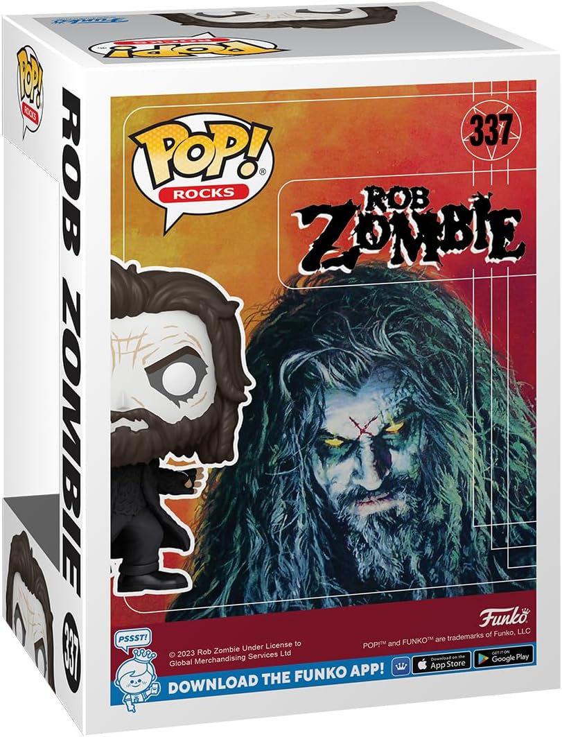 Funko Pop! Rocks – (337) Rob Zombie Sänger Rock (Dragula) Vinyl Figur