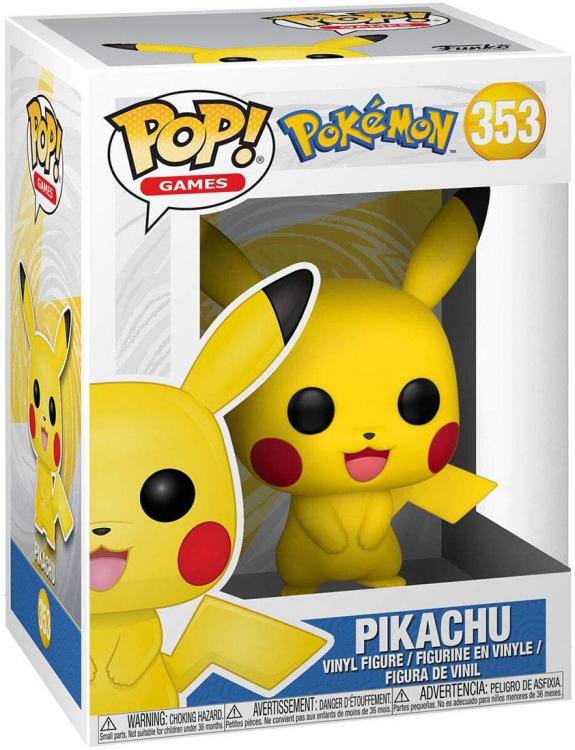Funko Pop! Games Pokémon - (353) Pikachu Figur Vinyl 9cm Statue Pikachu Neu
