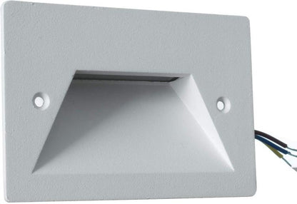 Faretto Segnapassi Ip65 Led 3W Incasso Scatola 503 X Scale Giardino 3000K/Grigio