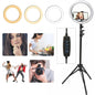 Kooper Ring Light Selfie Lamp and Floor Table Tripod Smartphone Holder