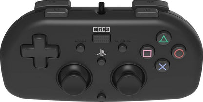 Hori Minipad PS4 kabelgebunden, Schwarz, Offizieller PlayStation 4 Controller
