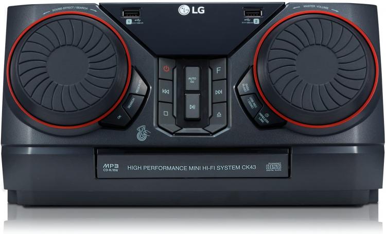 Lg Ck43 Mini-Hi-Fi-System mit CD-Player, Radio, Bluetooth, USB, Micro SD Stereo