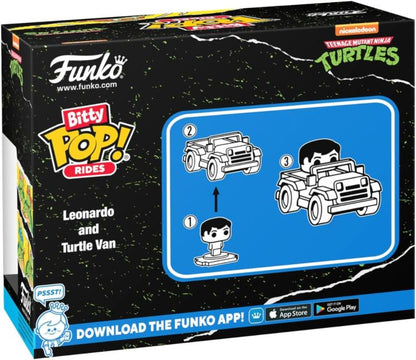 Funko Bitty Pop! Rides TMNT Teenage Mutant Ninja Turtles – Ride Leonardo 2.5cm