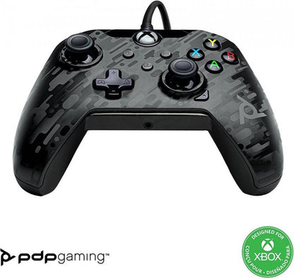 CONTROLLER PDP XBOX SERIES X / XBOX ONE OFFIZIELLER KABELGEBUNDENER PAD JOYPAD BLACK CAMO