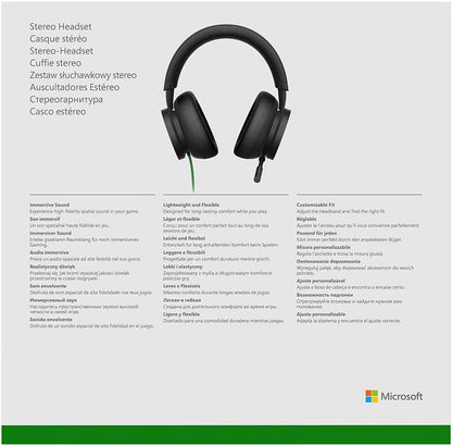 Microsoft Stereo-Headset für Xbox One Series X/S PC Win10 Gaming-Headset Mikrofon
