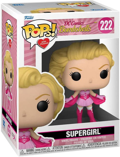Funko Pop! DC Comics Bombshells Supergirl (222) Puppe Mädchen Pink Figur Vinyl