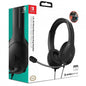 PDP NINTENDO SWITCH OFFICIAL CONTROLLER LVL40 WIRED HEADSET BLACK