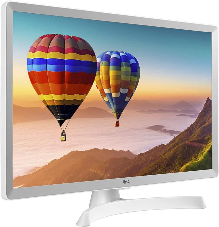 LG Smart TV 28TQ515S LED Full HD Monitor WXGA DVB-T2 Wi-Fi Netflix DAZN Weiß