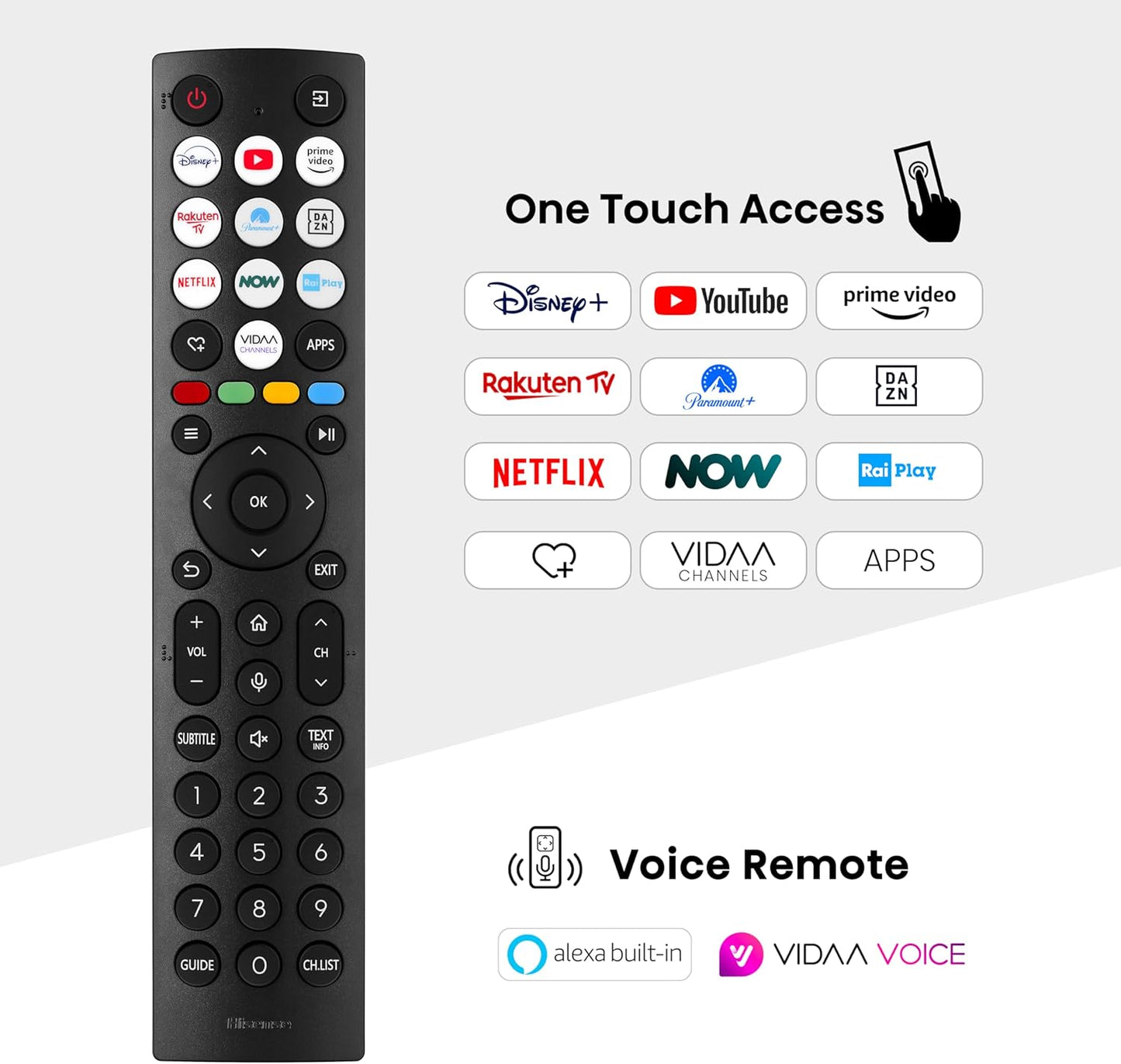 Hisense Smart TV 50" UHD 4K Ultra HD 50A6N Led Android Wi-Fi Hdr NERO