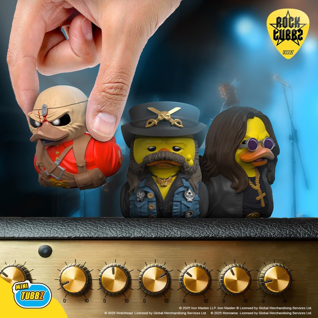 Tubbz Mini „Ozzy Osbourne“ Entenfigur 9 cm Sammlerstück Rock-Ente