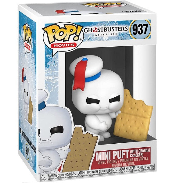 Funko Pop ! Movies - Ghostbusters Afterlife  (937) Mini Puft With Graham Cracker