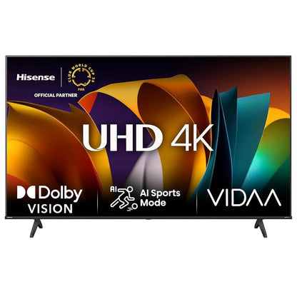 Hisense Smart TV 50" UHD 4K Ultra HD 50A6N Led Android Wi-Fi Hdr NERO