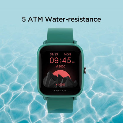 AMAZFIT BIP U PRO SMARTWATCH FITNESS UHR ALEXA LCD WASSERDICHT,GPS/GRÜN