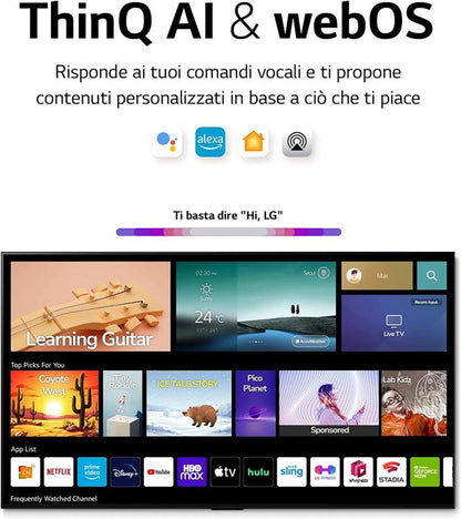LG Nanocell Smart TV 43" 4K HDR 43NANO766QA Wi-Fi Web OS Wi-Fi PS4 PS5 Google