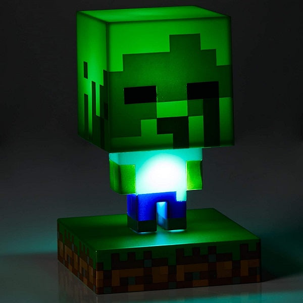 Paladone Minecraft Zombie Light Icons Bdp Lampe Nachtlicht 3D Spiel Led Pp6592Mcf