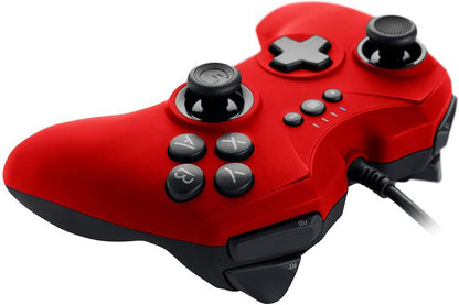 Nacon PC Gaming Controller GC-100 Rot Windows Pad 6 Tasten Computer