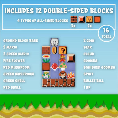 Paladone Lampada Super Mario Bros Build A Level Light Question Block Nintendo