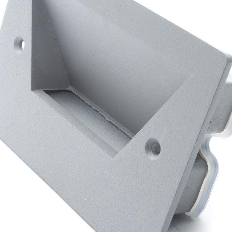 Faretto Segnapassi Ip65 Led 3W Incasso Scatola 503 X Scale Giardino 6500K/Grigio