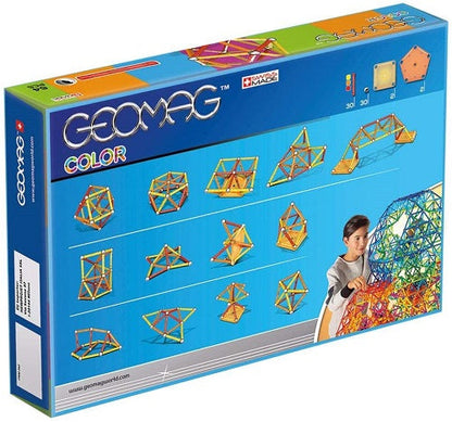 Geomag Classic Color 64 Magnetische Kugeln und Stäbe Mehrfarbiges Konstruktionsspielzeug