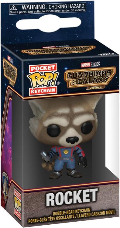 Funko Pop ! Keychain Marvel Guardians Of The Galaxy - (Rocket) Vinyl Schlüsselanhänger