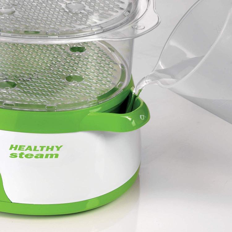 ARIETE 911 HEALTHY STEAM DAMPFGARER ELEKTRISCH PLATZSPARENDER BEHÄLTER 800W 9LT