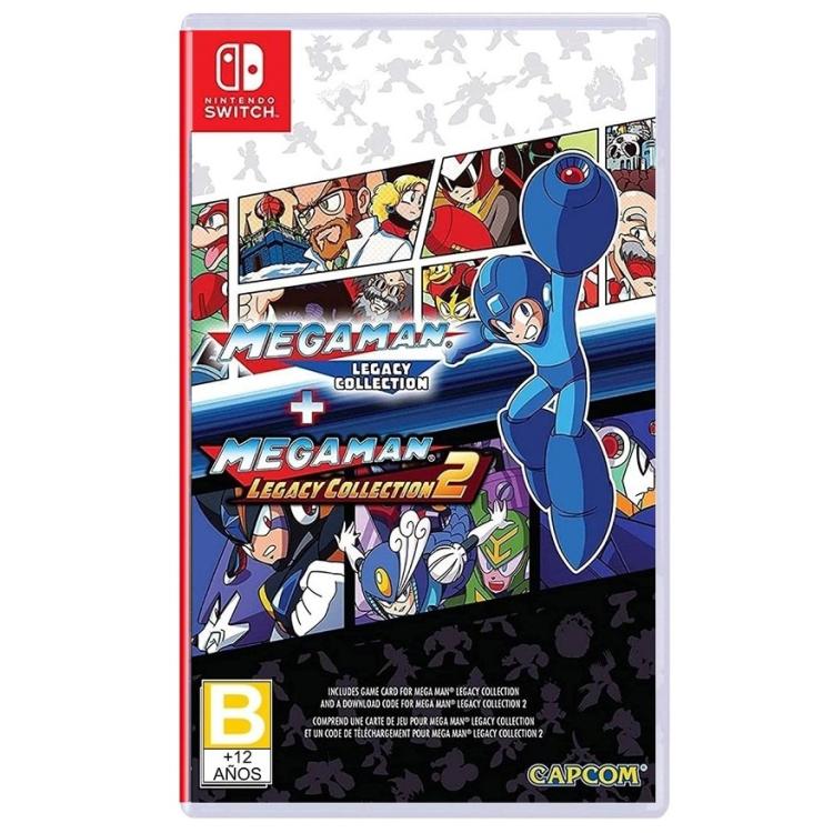 Mega Man Legacy Collection 1 + 2 - Nintendo Switch Retro-Spiel Ita Uk