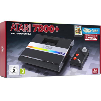 Atari 7800+ Console con Gamepad Wireless e Gioco Bentley Bear's Crystal Quest