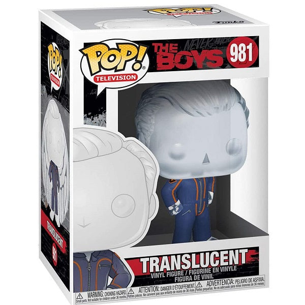 Funko Pop The Boys 981 Translucent Vinyl Actionfigur Prime Netflix
