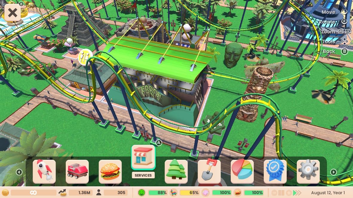 Roller Coaster Tycoon Adventures Deluxe PS4 Spiel Neu Versiegelt
