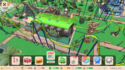 Roller Coaster Tycoon Adventures Deluxe PS4 Spiel Neu Versiegelt