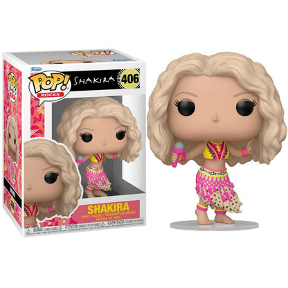 Funko Pop! Rocks – (406) Shakira Waka Waka Vinylfigur 9 cm FIFA Fussball-Weltmeisterschaft