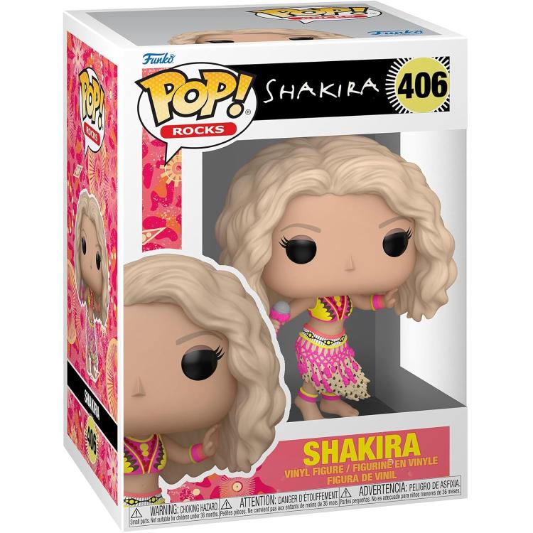 Funko Pop! Rocks – (406) Shakira Waka Waka Vinylfigur 9 cm FIFA Fussball-Weltmeisterschaft