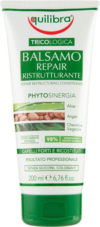Equilibra Aufbaupflege Trichologisches Shampoo Spülung Kamm