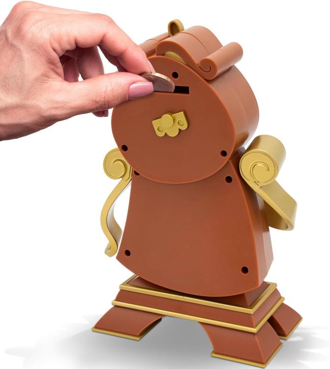 Abystyle Spardose Disney Die Schöne und das Biest Cogsworth Münzen