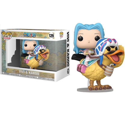 Funko Pop ! Rides - One Piece (129) Vivi & Karoo Vinyl Figure 20Cm