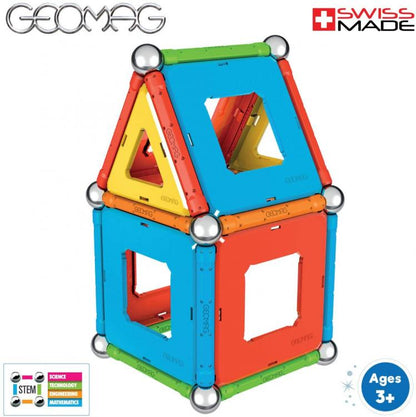 Geomag Classic Color 50 bunte Magnetstäbe und -kugeln Bauspielzeug