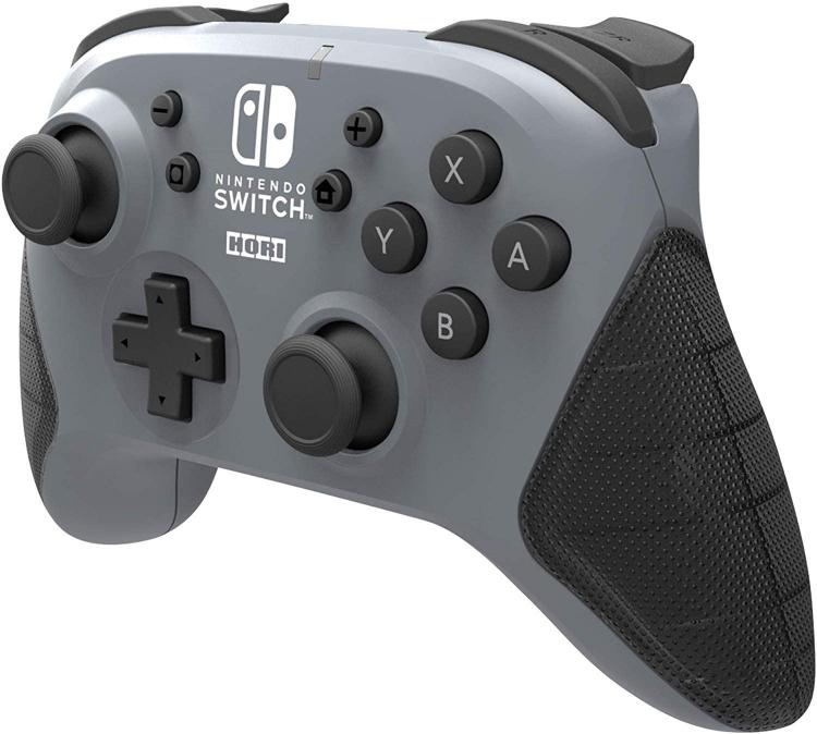 Hori Horipad Wireless (Grau) Kabelloser Controller Offiziell Nintendo Switch
