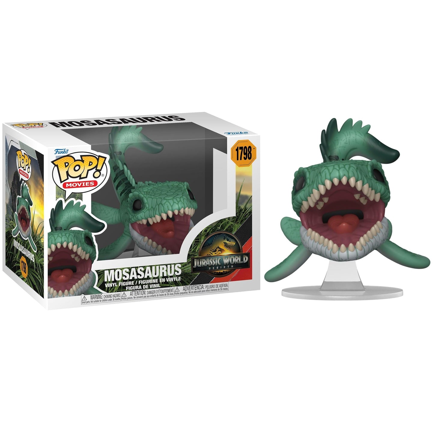 Funko Pop ! Movies Jurassic World Rebirth Mosasaurus - (1798) Vinyl Figure 9cm
