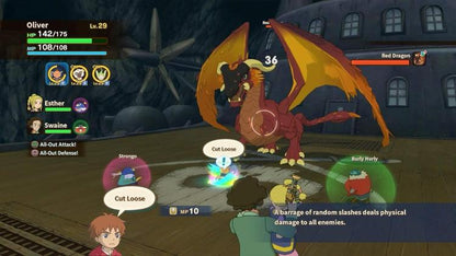 Ni No Kuni: Der Fluch der Weißen Königin Remastered PS4 Spiel EU Italienisch