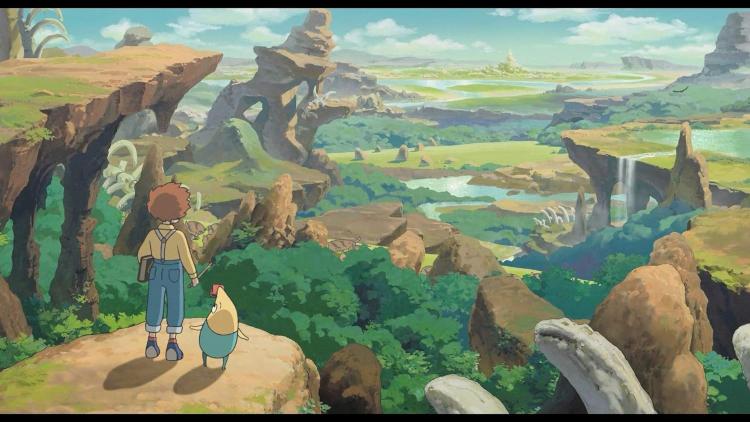 Ni No Kuni: Der Fluch der Weißen Königin Remastered PS4 Spiel EU Italienisch