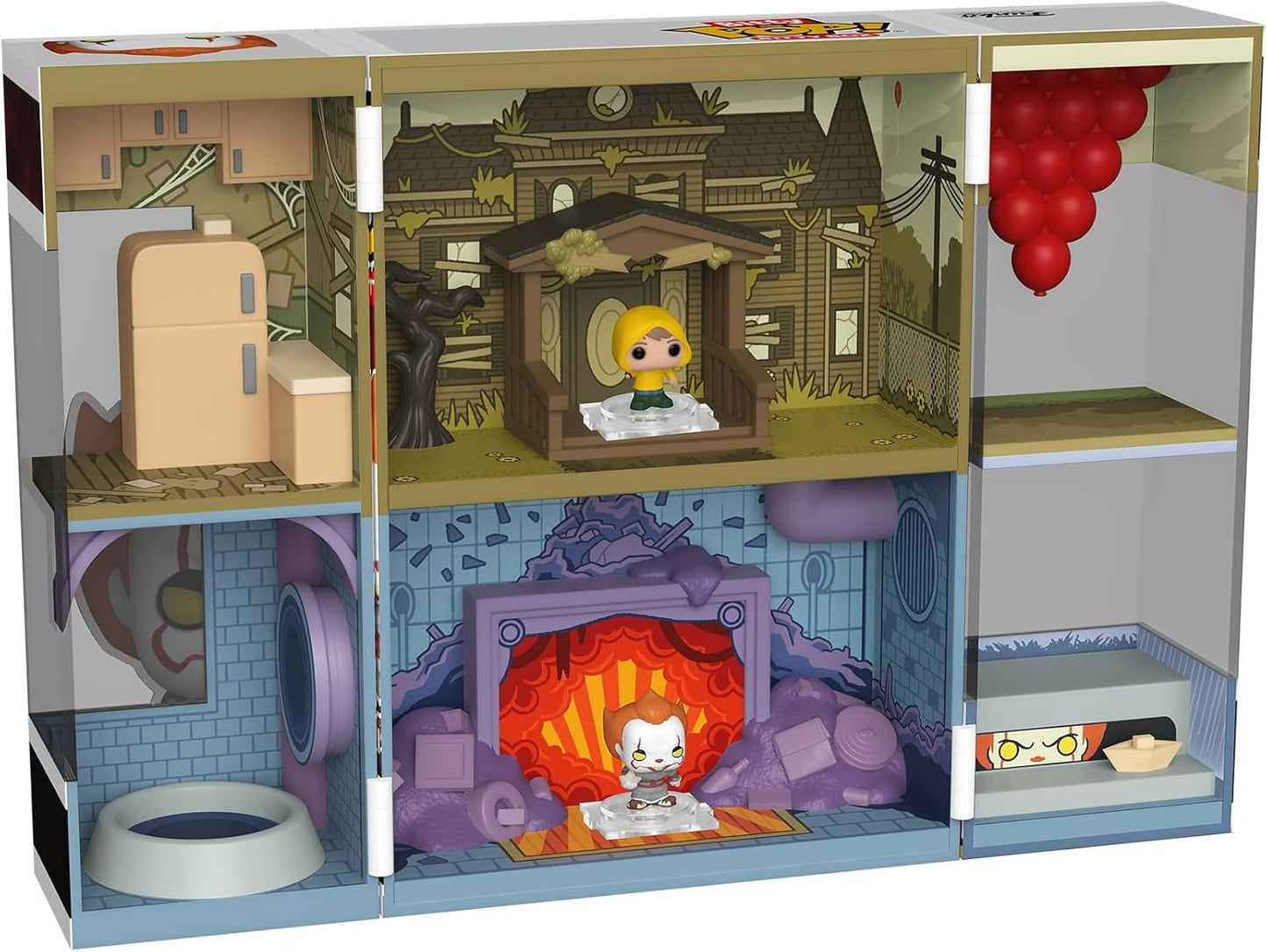 Funko Bitty Pop! Bitty Box - Pennywise's Lair - Es der Clown Figurenszene