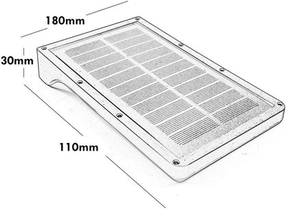 Universum Strahler 48 LED 10W Outdoor Wasserdichte Wandleuchte Solarleuchte