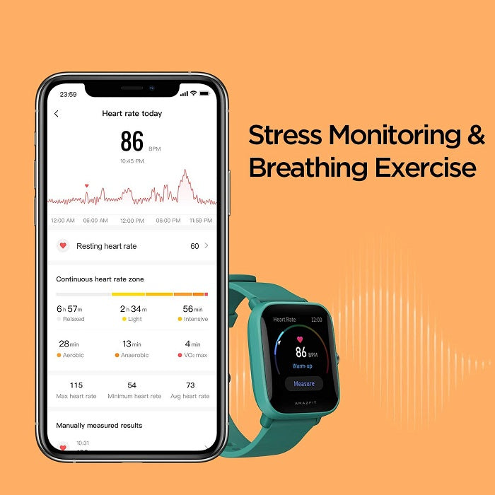 AMAZFIT BIP U PRO SMARTWATCH FITNESS UHR ALEXA LCD WASSERDICHT,GPS/GRÜN
