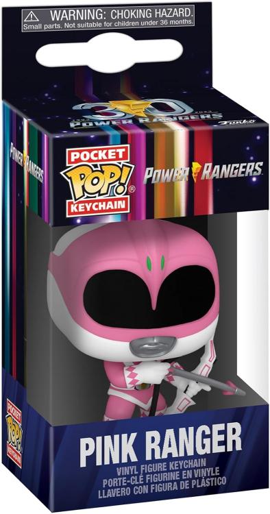 Funko Pop! Schlüsselanhänger TV Power Rangers 30th - (Pink Ranger) Vinyl Schlüsselanhänger 4cm